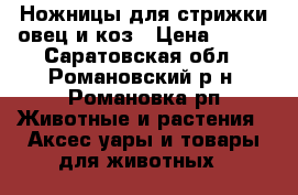 Ножницы для стрижки овец и коз › Цена ­ 300 - Саратовская обл., Романовский р-н, Романовка рп Животные и растения » Аксесcуары и товары для животных   